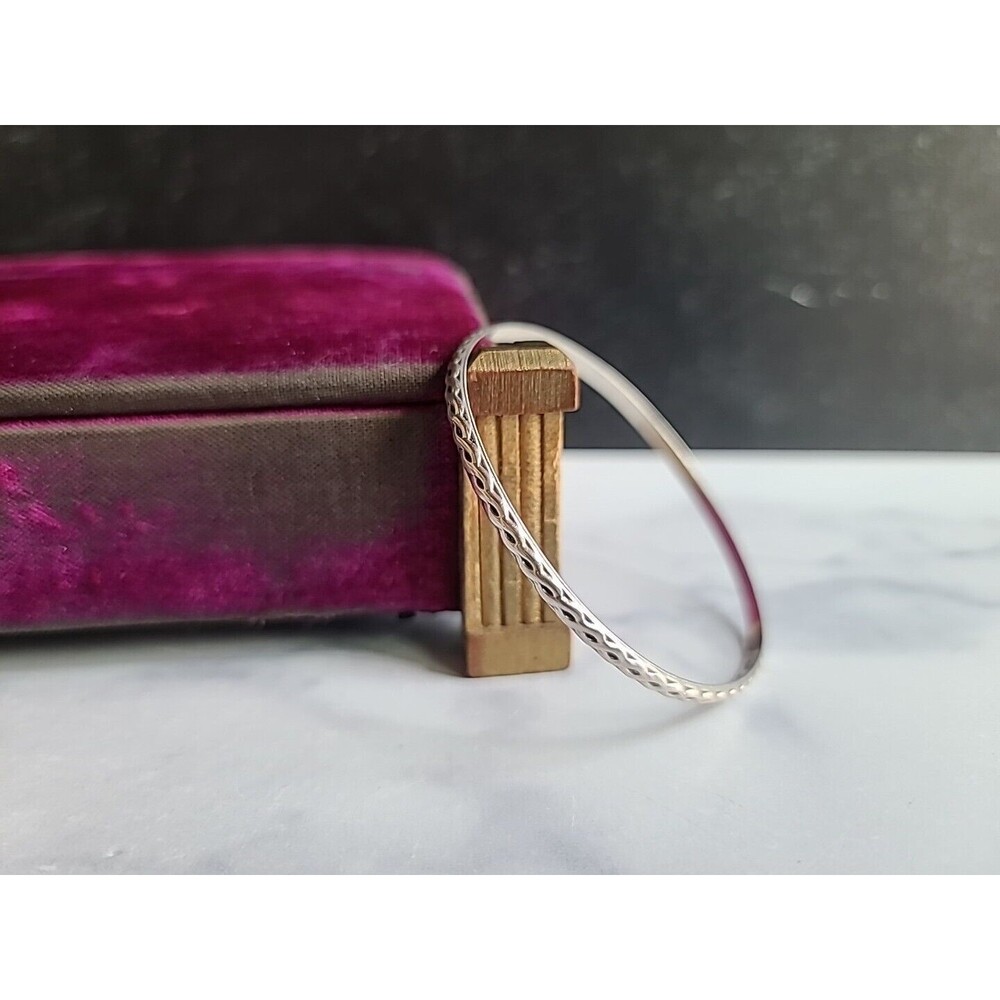 920 Mexico Braided Bangle Bracelet Vintage